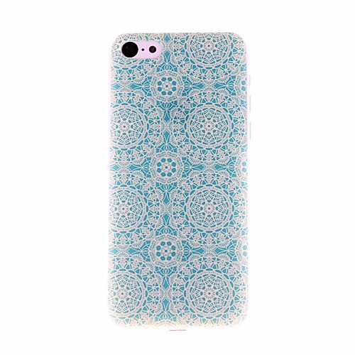 Футляр голубой бумаги сокращение Pattern ПК для iPhone 5C