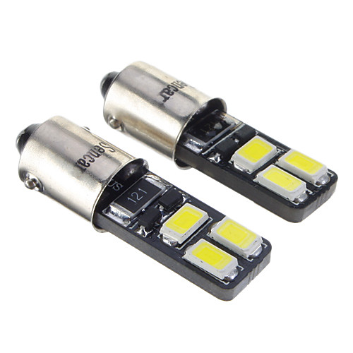 BA9S 1.6W 6x5730SMD 28-35LM 6000K Холодный белый свет Светодиодные лампы (12, 2 шт)