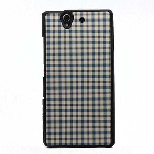 Корпус жесткого решетки Pattern Форма с черной рамкой для Sony Xperia Z/L36h