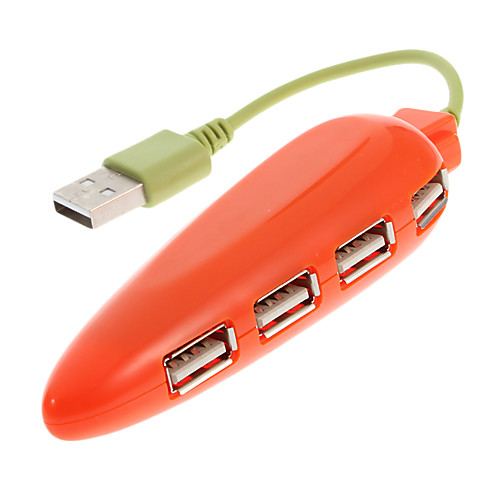 4-портовый USB-концентратор Морковь 2.0 High Speed