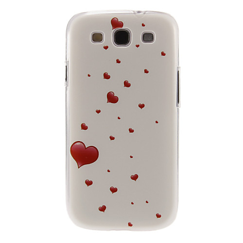 Летающие сердца Pattern пластиковые Защитные Жесткий задняя крышка Крышка для Samsung Galaxy S3 I9300
