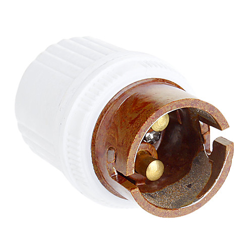 B22 разъема светодиодные лампы держатель базы - белый