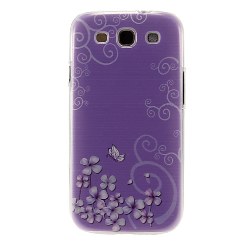 Фиолетовый узор Первый Пластиковый защитный Твердый переплет чехол для Samsung Galaxy S3 I9300