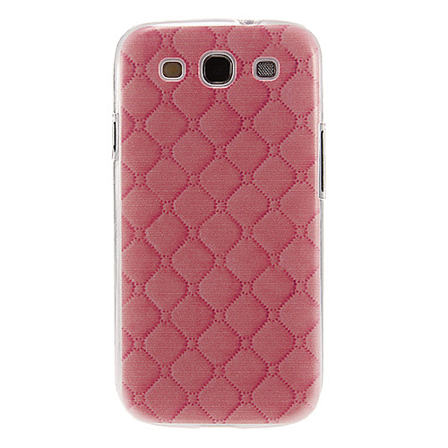 Розовая кожа Pattern пластиковые Защитные Жесткий задняя крышка Крышка для Samsung Galaxy S3 I9300