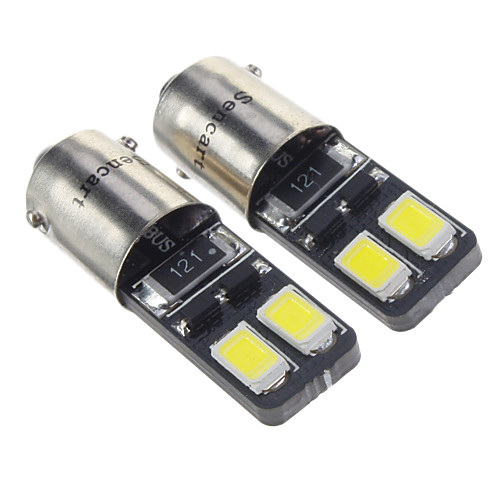 BA9S 1.5W 4x5730SMD 27LM 6000K холодный белый свет Светодиодные лампы для автомобилей (12V, 2 шт)