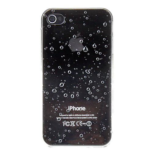 Прозрачный 3D водослива Прозрачный поликарбонатный Жесткий для IPhone 4/4S (разных цветов)