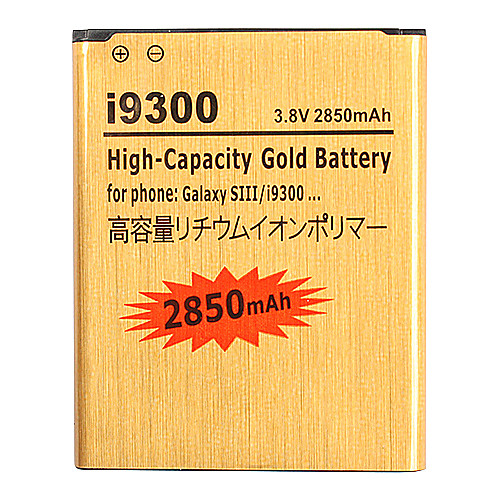 2850mAh сотовый телефон аккумулятор для Samsung i9300 Galaxy S3 S 3 SIII S III EB-L1G6LLU