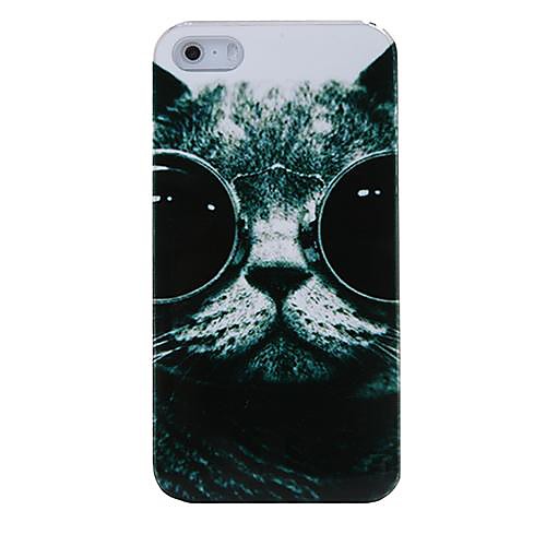 Дело очки Cat назад Пластик для iPhone 4/4S