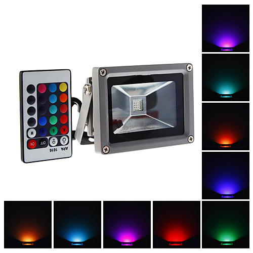 10W 1xIntegrate Водонепроницаемый RGB света Светодиодный прожектор (85-265В)