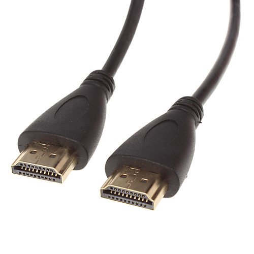 HDMI версии 1.4 для HDMI V1.4 М / М Весна Внешний диаметр кабеля 4,5 мм черный (2,5 м)