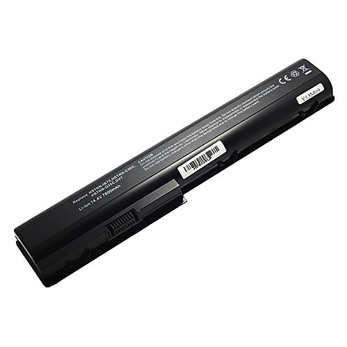 7800mAh Аккумулятор для ноутбука HP Pavilion dv7 DV8 dv7t DV7Z HDX18 HSTNN-XB75 12cell - черный