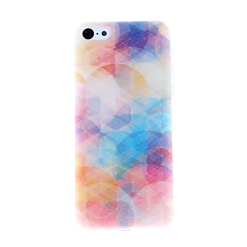 Футляр Красочный Круги Pattern ПК для iPhone 5C