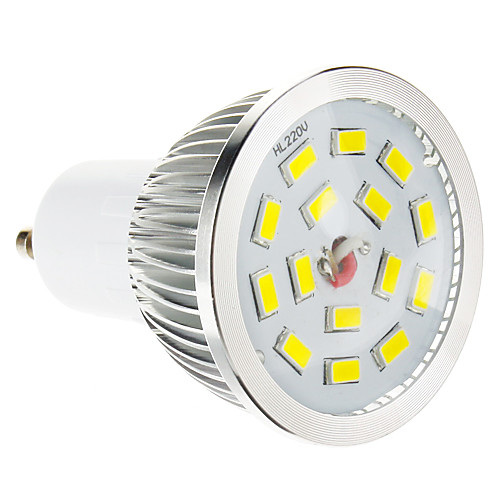 Затемнения GU10 1,5-6.5W 15x5730SMD 100-550LM 2700-3500K теплый белый свет Светодиодные пятно лампы (220-240V)