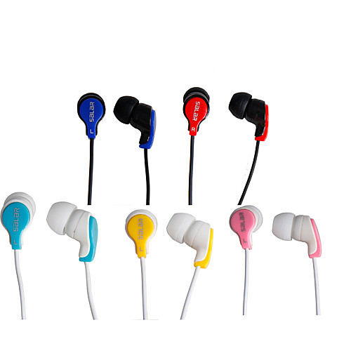 Салар K43 Модные стерео HIFI In-Ear Наушники с микрофоном и пультом дистанционного управления для ПК / Ipod / iPhone / Samsung / HTC