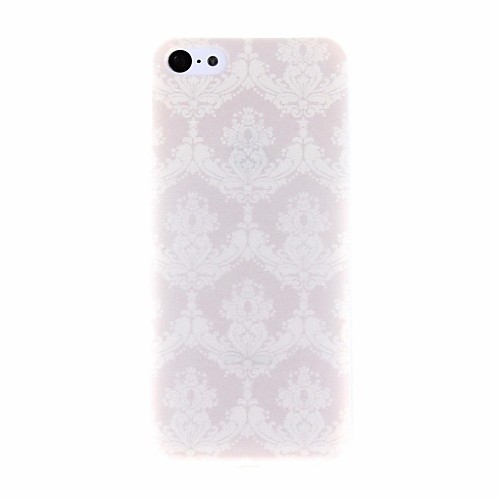 Футляр светло-фиолетовый Цветы Pattern ПК для iPhone 5C