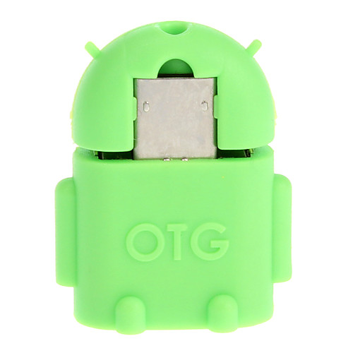 Micro USB 2.0 для USB 2.0 М / Ж OTG адаптер Зеленый