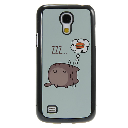 Мечтая Pattern Кот Алюминий и пластик жесткий задняя крышка Крышка для Samsung Galaxy S4 Mini I9190