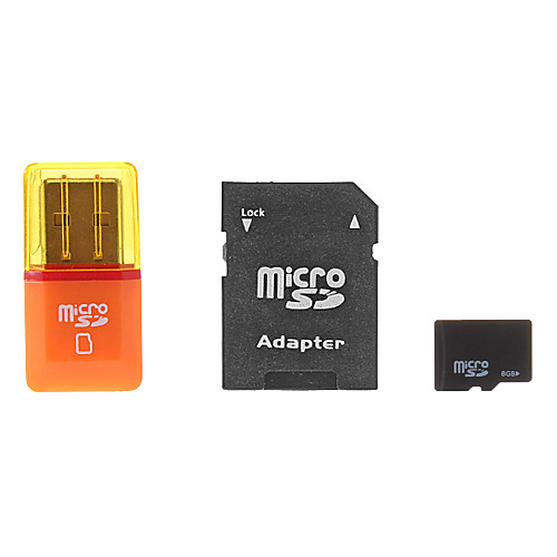 8gb MicroSDHC TF карта с SD SDHC адаптер и Reader USB карты