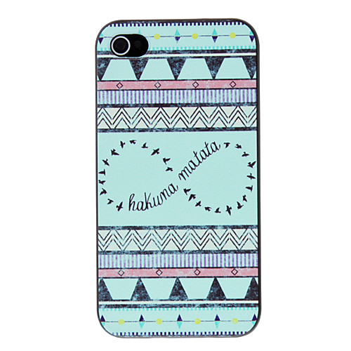 Футляр этническом стиле Птицы Pattern ПК для iPhone 4/4S