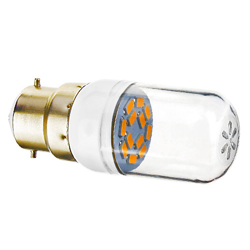 B22 1.5W 12x5730SMD 90-120LM 2800-3200K теплый белый свет Светодиодные пятно лампы (220-240V)