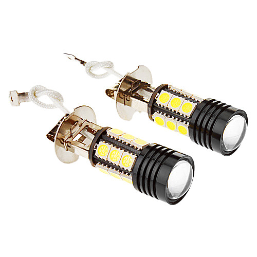 H3 4.8W 16x5050SMD 6000K Холодный белый свет Светодиодные лампы для автомобилей (12V, 2шт)