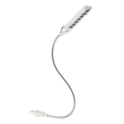 USB 1W 7x3528SMD 60LM 6000K Холодный белый свет Светодиодные Настольная лампа (5 В)
