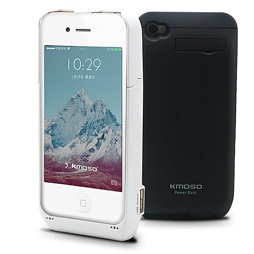 kmoso КИП-D3000 Дело 3000mAh батарея для iPhone 4/4S