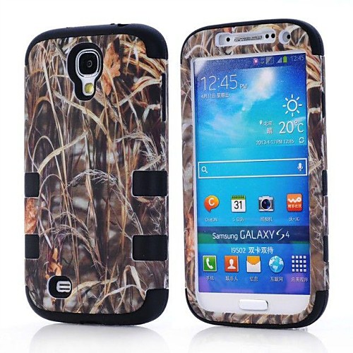 Трава Pattern Жесткий всего тела Съемный чехол для Samsung Galaxy S4 i9500