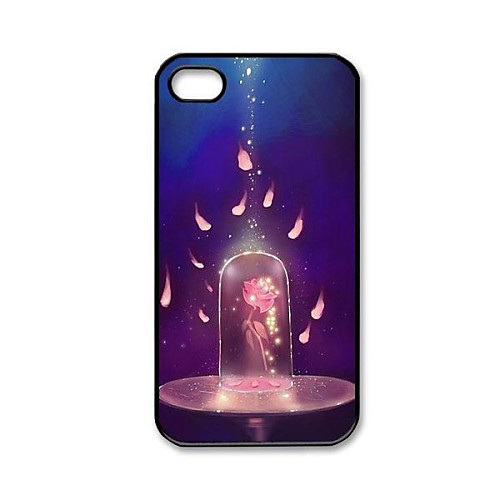 Custombox Красавица и Чудовище Пластиковые Футляр Чехол для iPhone 4/4S