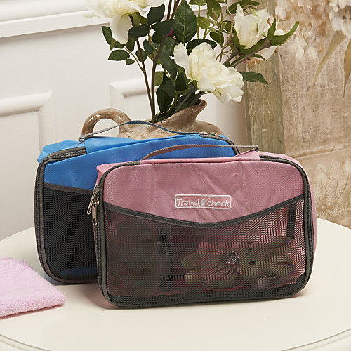 26x18cm Portable Multi-Layer Storage Bag (Random Color)