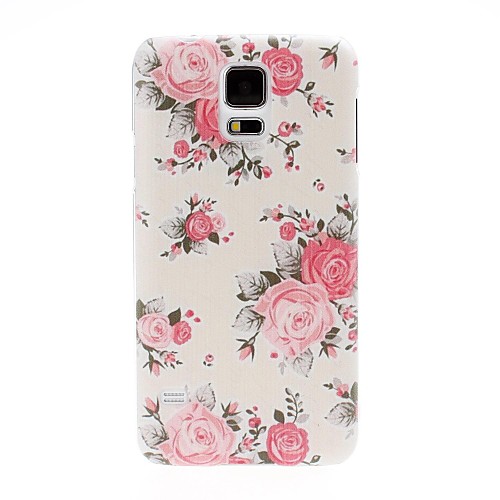 Дело небольшой свежий Pink Flowers Pattern пластиковые Футляр для Samsung Galaxy I9600 S5