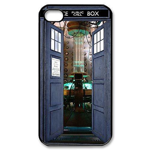 Tardis Синий Полиция вызова Box оснастку по делу Pattern пластичное трудное для IPhone 4/4S