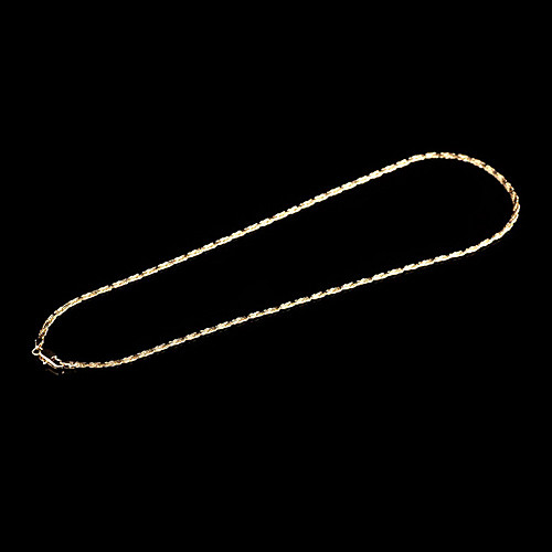 Европейский Золотой Позолоченные ожерелье цепь (1 шт)