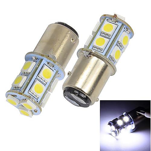 Merdia 1157 1.5W 140LM 13x5050SMD светодиодных Белый Свет автомобиля тормозной / Управление света (2 Pcs/12V)