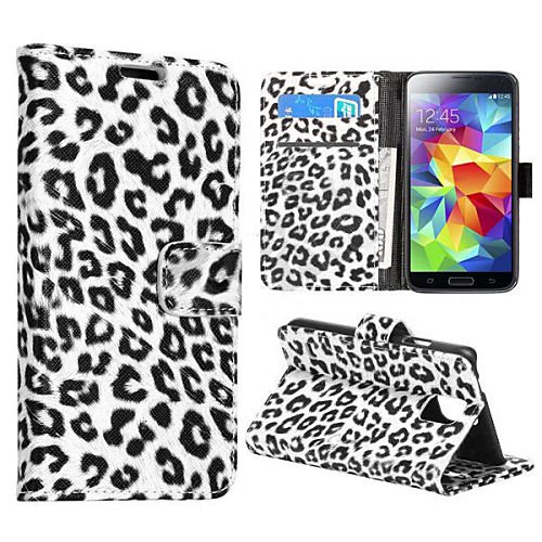 Leopard Pattern кожаный чехол для Samsung Galaxy I9600 S5