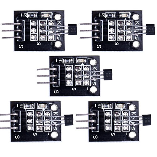 (Для Arduino) эффект Холла модуль магнитный датчик (DC 5V) - черный