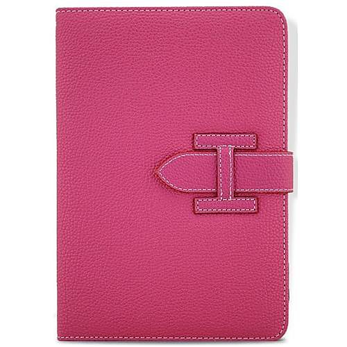 Hermes Litchi Stria PU Full Body Case with Card Slot for iPad Air 2 (Assorted Colors)