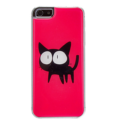 Черный котенок с эпоксидным Футляр Pattern Big Eyes для IPhone 5/5S