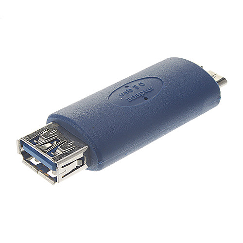 USB 3.0 AF для Micro USB 3.0 BM OTG адаптер Голубой