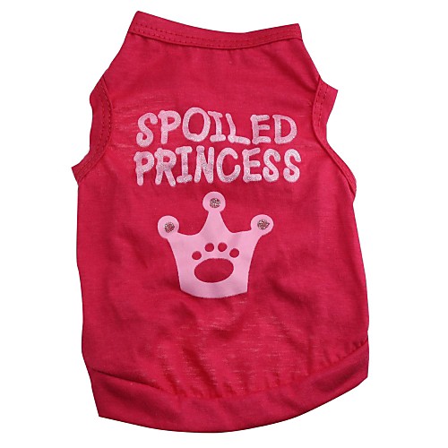 Cat Dog Shirt / T-Shirt Dog Clothes Rose Costume Cotton Tiaras & Crowns XS S M L
Cat Dog Shirt / T-Shirt Dog Clothes Rose Costume Cotton Tiaras & Crowns XS S M L