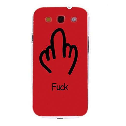 Футляр интересная картина Черт пальцев ПК для Samsung Galaxy S3 I9300