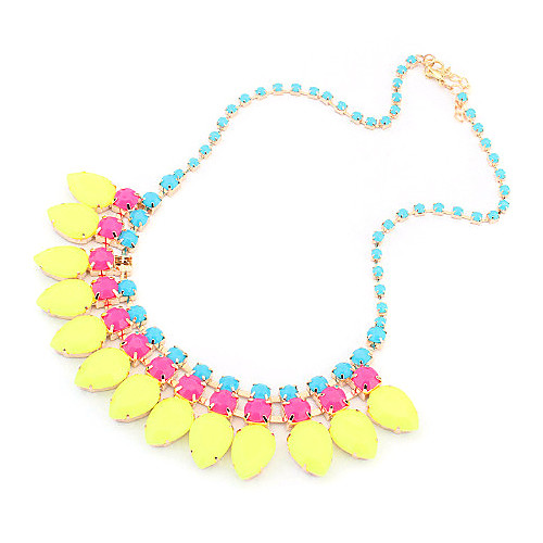 ожерелье Европейский стиль капля сладкая вода (разные цвета)