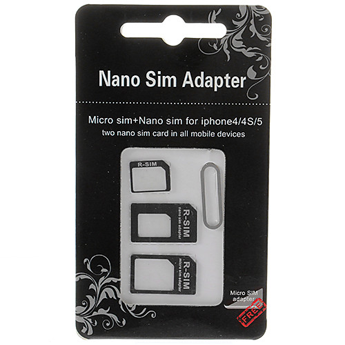 Nano / Micro SIM Набор инструментов для IPhone 4/4S/5/5S