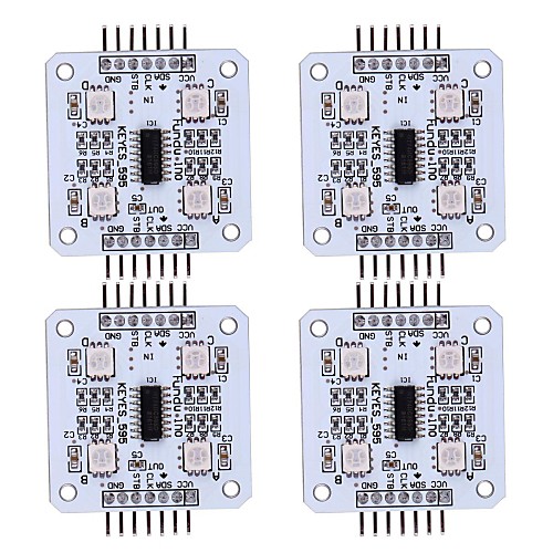 SPI RGB 4 SMD 5050 свет модуль для (для Arduino) - белый (4 шт)