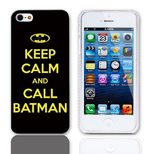 Позвоните Batman Футляр дизайна с 3 пакетами Защитные пленки для iPhone 5/5S