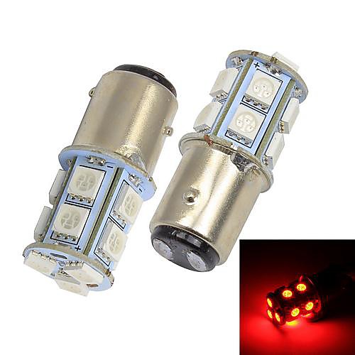 Merdia 1157 13x5050 SMD LED Red Light автомобилей тормозные / Управление свет (2 шт)