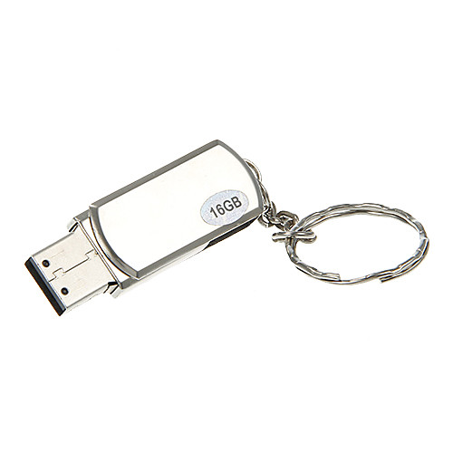 16G Материал металла Поворот с брелок USB Flash Drive