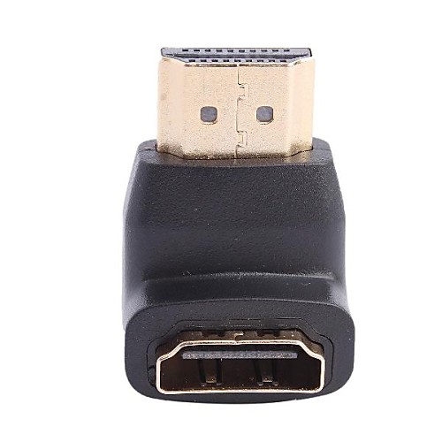 HDMI V1.4 М / Ж 90-градусной разъем / Расширение Совместное для Уолл-телевизор домашний кинотеатр