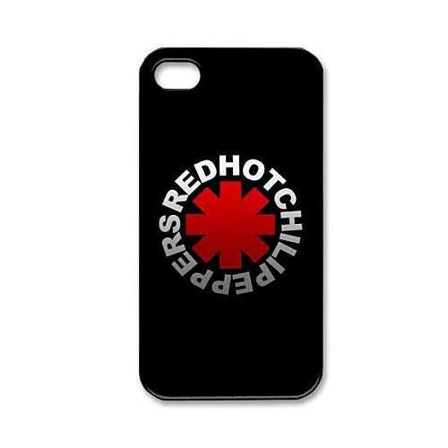 Custombox Red Hot Chili Peppers Pattern пластиковые Твердый переплет чехол для iPhone 4/4S