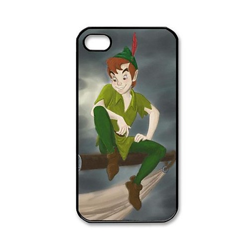 Designyourown Дело Питер Пэн Tinkerbell Pattern пластиковые Твердый переплет чехол для iPhone 4/4S